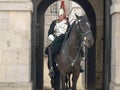 LONDON, ENGLAND, UK - SEPTEMBER 17, 2015: changing of the famous horse guards, london