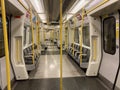 London Underground empty carriage