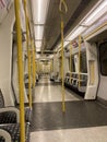 London Underground empty carriage