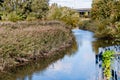 River Roding in Barking, East London Royalty Free Stock Photo