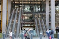 LONDON, Entrance to the office building. Royalty Free Stock Photo