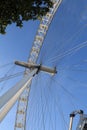 The London Eye in a Blue Sky