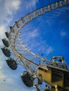 London eye blue sky fun Royalty Free Stock Photo