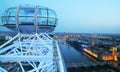 London Eye and cityscape Royalty Free Stock Photo