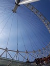 London Eye Close Up Royalty Free Stock Photo