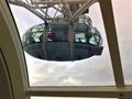 The London Eye, freedom, fly and tourism in England Royalty Free Stock Photo