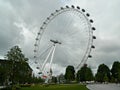 London Eye a Giant Ferries Wheel on the South Bank London Royalty Free Stock Photo