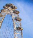 London Eye is a giant Ferris wheel