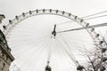 London Eye is a giant ferris wheel in London city, Great Britain