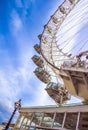 London Eye is a giant Ferris wheel