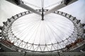 The London Eye is a giant Ferris wheel on the South Bank of the River Thames in London. The structure is 443 feet 135 m tall an