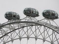 The London Eye can keep watch over the city.