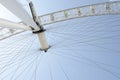 London eye landmark with blue sky background Royalty Free Stock Photo