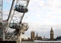 London Eye in London city Royalty Free Stock Photo