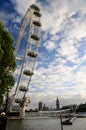 London Eye in London city Royalty Free Stock Photo