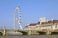 London Eye, London, ENGLAND. Royalty Free Stock Photo