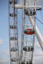 London Eye near river Thames Royalty Free Stock Photo