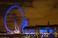 London eye night Royalty Free Stock Photo