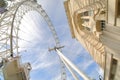 London eye observation wheel London UK Royalty Free Stock Photo