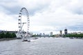 London Eye, thames river in London