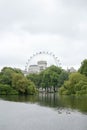 The London eye under the sky -3 Royalty Free Stock Photo