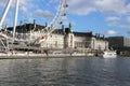 London Eye and urban cityscape