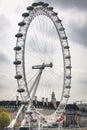 London Eye wheel in London, UK Royalty Free Stock Photo