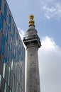 London Fire Monument Pudding Lane