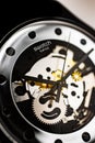 London, GB 07.10.2020 - Swatch swiss made quartz watch close up