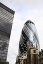 London Gherkin Building Royalty Free Stock Photo