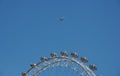 LONDON - June 26, 2018 : Airplane is flying abo