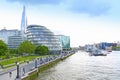 London, Great Britain -May 23, 2016: City Hall, corporate modern offices buildings Royalty Free Stock Photo