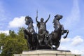 Statue Boadicea and Her Daughters in London Great Britain