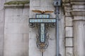 London, Greater London, 7th February 2019, detail of entrance to RAF St Clement Danes