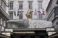 London, Greater London, UK, 7th February 2019, Entrance to the Savoy Hotel Royalty Free Stock Photo