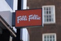 London, Greater London, United Kingdom, 7th February 2018, A sign and logo for Folli Follie Royalty Free Stock Photo