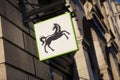 London, Greater London, United Kingdom, 7th February 2018, A sign and logo for Lloyds Bank Royalty Free Stock Photo