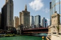 London Guarantee Building & DuSable Bridge Royalty Free Stock Photo