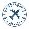 London Heathrow Airport logo.