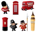 London Icons Royalty Free Stock Photo