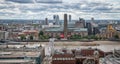 London Icons, Tate Modern, Millennium Bridge , River Thames Royalty Free Stock Photo