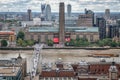 London Icons, Tate Modern, Millennium Bridge , River Thames Royalty Free Stock Photo