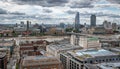 London Icons, Tate Modern, Millennium Bridge , River Thames Royalty Free Stock Photo