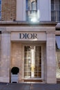 DIOR fashion boutique in London, England