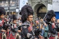 London, January 26, 2020. Shree Muktajeevan Swamibapa Pipe Band. Members of parade in London Chinatown. Chinese New Year