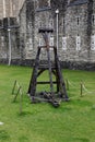 Tower of London catapult Royalty Free Stock Photo