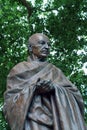 LONDON - JULY 30 : Statue of Mahatma Ghandi in Parliament Square