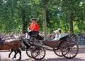 London June 2018- Camilla and Kate middleton in carriage Trooping the Colour for Queen Birthday June 10 2018 London, UK