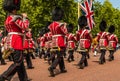 The Queens birthday Trooping the Colour Royalty Free Stock Photo