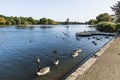 London landscape with Serpentine Lake